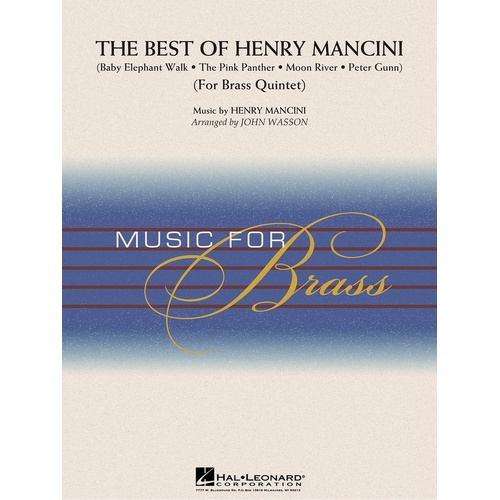 Best Of Henry Mancini Brass Quintet (Music Score/Parts)