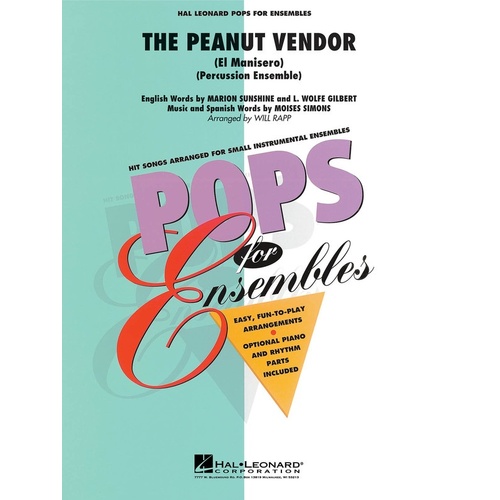 Peanut Vendor Percussion Ensemble Score/Parts