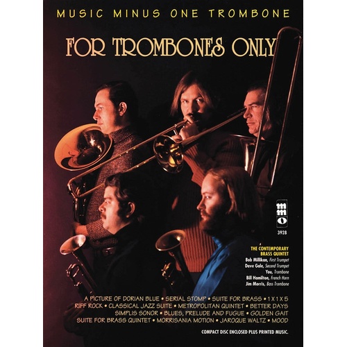 For Trombones Only More Brass Quintets Book/CD (Softcover Book/CD)