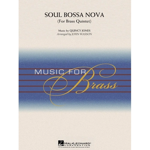 Soul Bossa Nova Brass Quintet by Hal Leonard