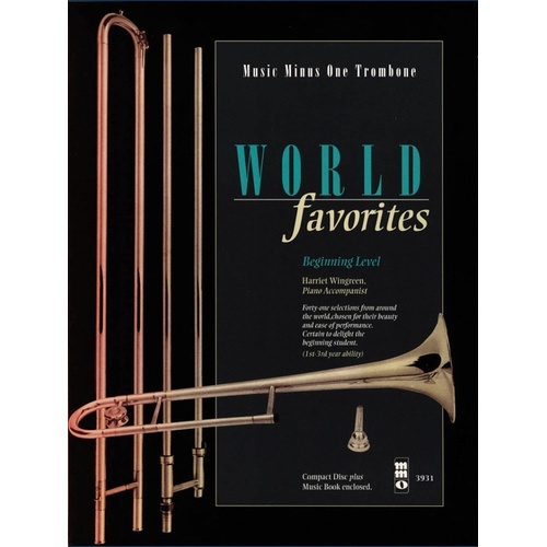 World Favorites 41 Easy Sel Trombone 1st-2nd Yea (Softcover Book/CD)