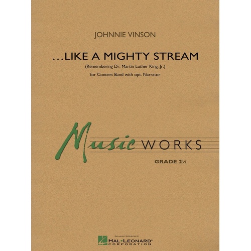 Like A Mighty Stream Concert Band 2 and Narrator Score/Parts