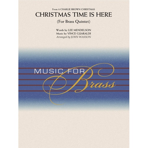 Christmas Time Is Here Brass Quintet (Music Score/Parts)