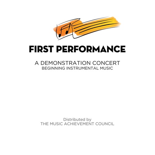 First Performance For Band (Softcover Book)