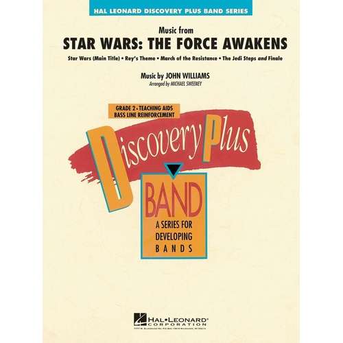 Music From Star Wars Force Awakens Concert Band 2.5 Score/Parts 
