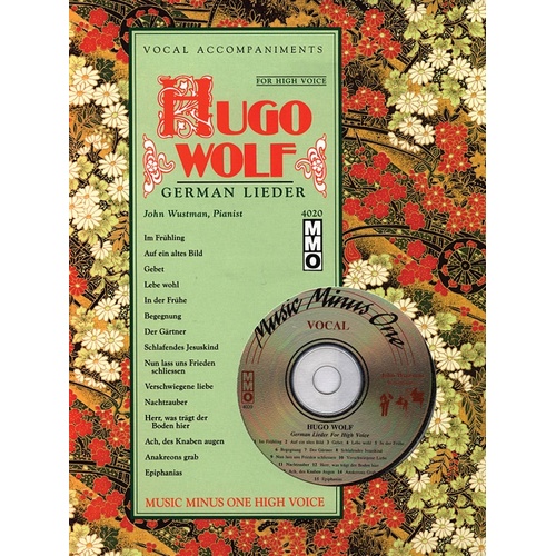 Hugo Wolf - German Lieder High Voice Book/CD (Softcover Book/CD)