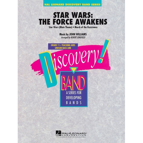 Star Wars Force Awakens Concert Band 1.5 Score/Parts 