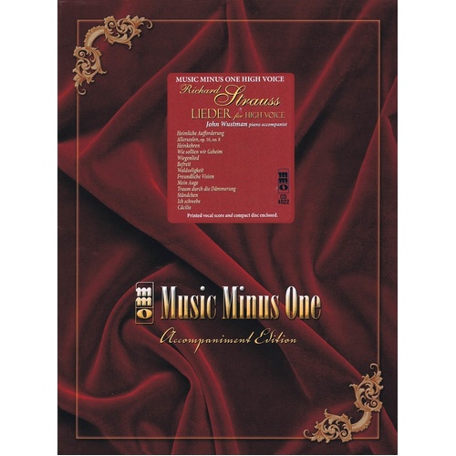 Richard Strauss Songs High Voice Book/CD (Softcover Book/CD)