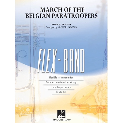 March Of Belgian Paratroopers Flexband Score/Parts