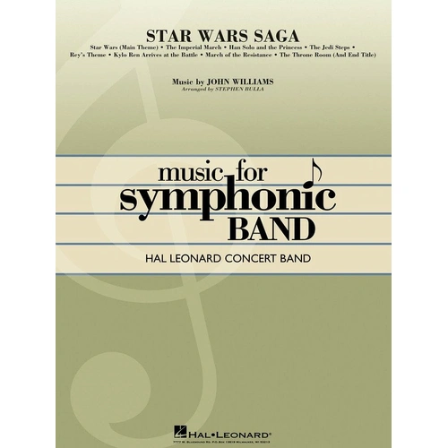 Star Wars Saga CB4 SC/PTS for Band - Hal Leonard Concert Band Series