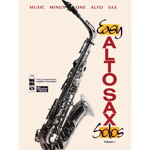 Alto Saxophone Solos Student Edition Vol 1 Book/CD (Softcover Book/CD)