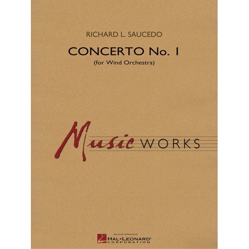 Concerto No 1 For Wind Orchestra Concert Band 5 Score/Parts