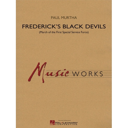 Fredericks Black Devils Concert Band 4 Score/Parts