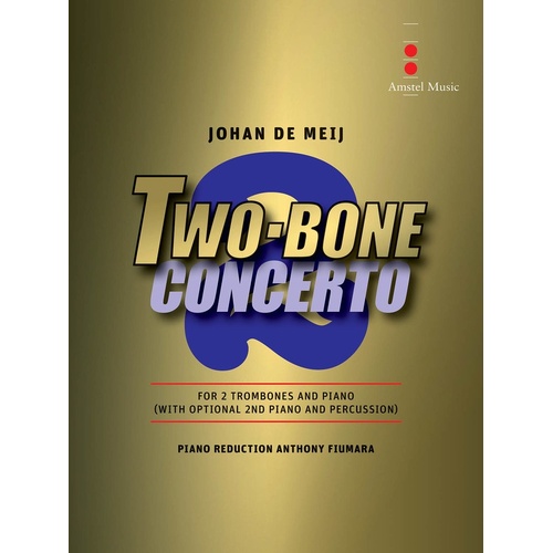 Two Bone Concerto 2 Trombones/Piano (Softcover Book)