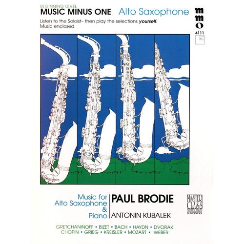 Beginning Alto Sax Solos Vol 1 Book/CD (Softcover Book/CD)