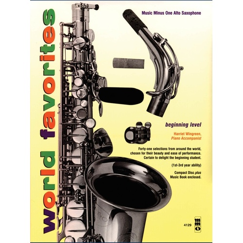 World Favorites Beginning Alto Sax Book/CD (Softcover Book/CD)