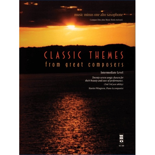 Classic Themes Great Composers Alto Sax Book/CD (Softcover Book/CD)