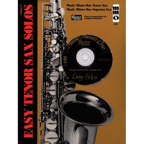 Easy Tenor Saxophone Solos Student Vol 2 (Softcover Book/CD)