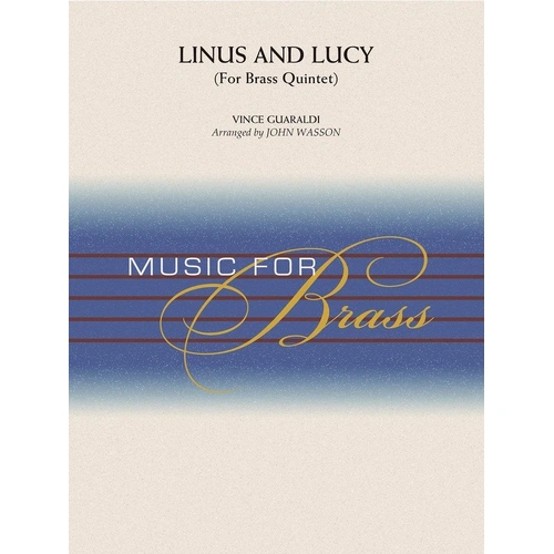 Linus and Lucy Brass Quintet by Hal Leonard