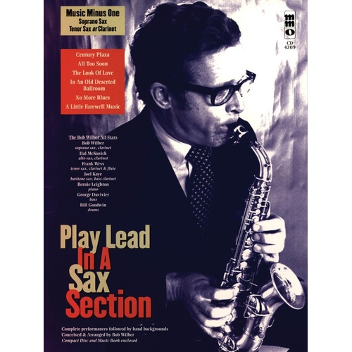 Play Lead In A Sax Section B Flat Sax Book/CD (Softcover Book/CD)