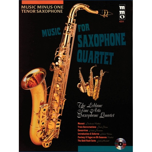 Music For Sax Quartet Tenor Sax Book/CD (Softcover Book/CD)
