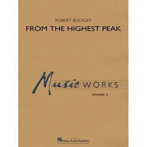 From The Highest Peak Concert Band 3 Score/Parts