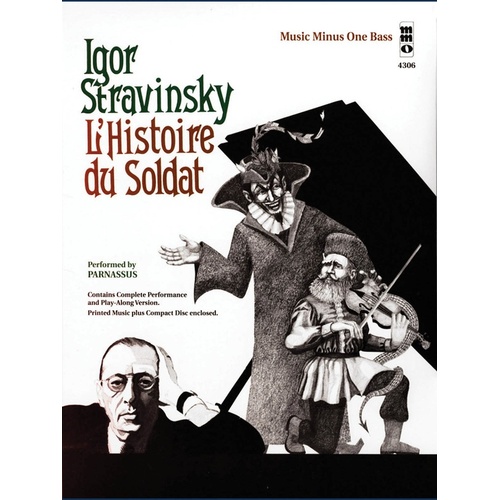 Stravinsky - Lhistoire Du Soldat Bass Book/CD (Softcover Book/CD)