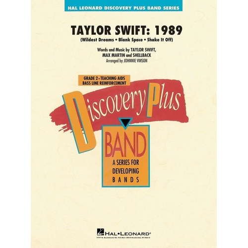 Taylor Swift 1989 CB2 SC/PTS Band Arrangement