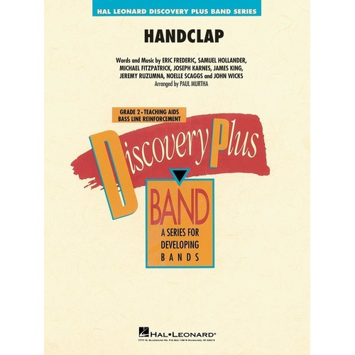 HandClap CB2 SC/PTS - Discovery Plus Concert Band Arrangement