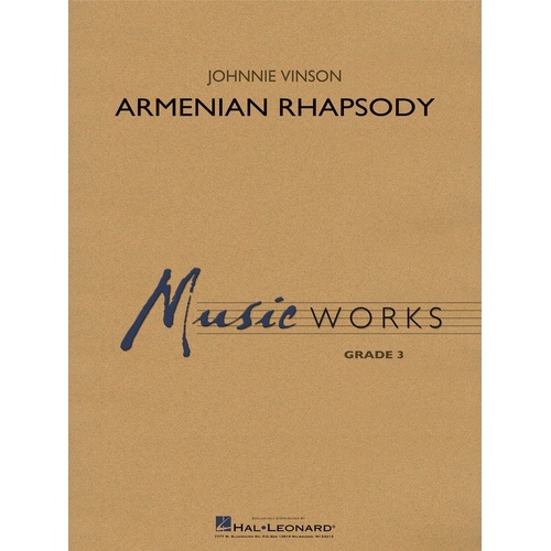 Armenian Rhapsody Concert Band 3 Score/Parts