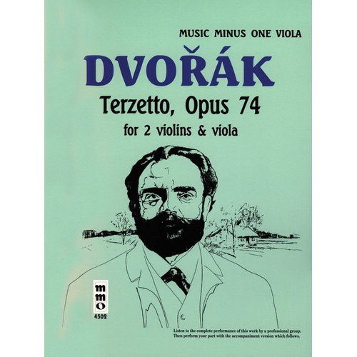 Dvorak - String Trio Terzetto Op 74 Viola Book/CD (Softcover Book/CD)