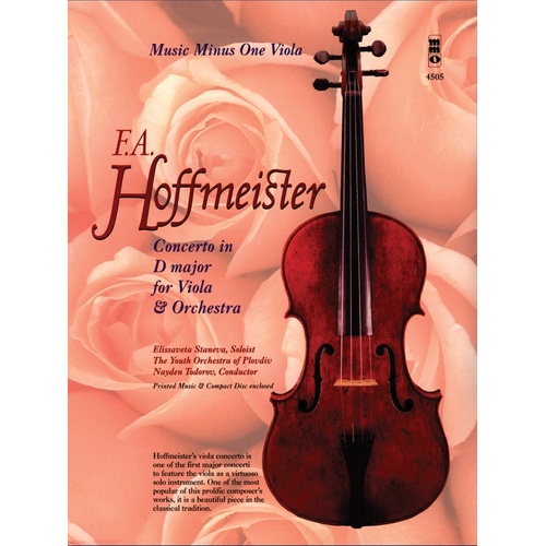 Hoffmeister - Concerto D Viola Book/CD (Softcover Book/CD)