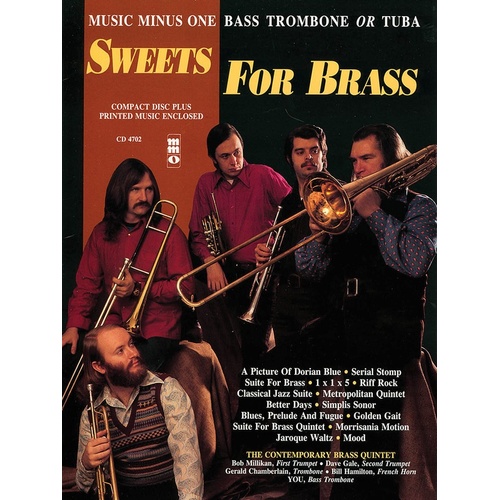 Sweets For Brass Bass Trombone Or Tuba Book/CD (Softcover Book/CD)