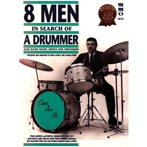 Eight Men In Search Of A Drummer Book/CD (Softcover Book/CD)