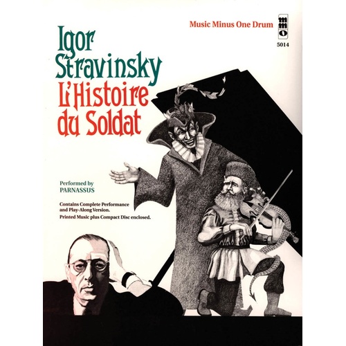 Stravinsky - Lhistoire Du Soldat Drums Book/CD (Softcover Book/CD)