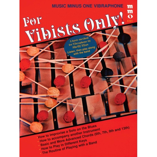 For Vibists Only! Vibraphone Method Vol 1 Book/CD (Softcover Book/CD)