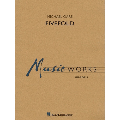 Fivefold Concert Band 3 Score/Parts