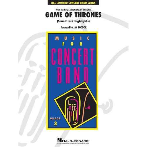 Game of Thrones Soundtrack Highlights for Band - Hal Leonard