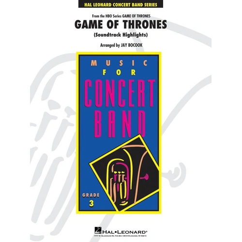 Game of Thrones Soundtrack Highlights for Band by Hal Leonard