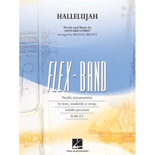 Hallelujah FlexBand 2-3 Sc/Pts Ensemble Arrangement by Hal Leonard