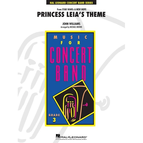 Princess Leia's Theme for Band by Hal Leonard, Young Concert Band Series, 1 Page