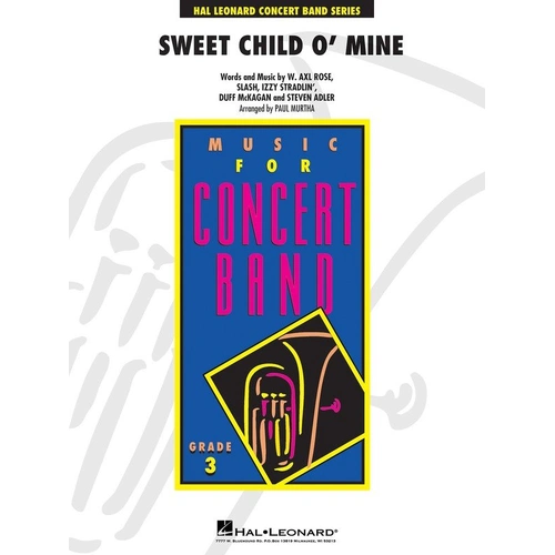 Sweet Child O' Mine for Band - Hal Leonard, Young Concert Band, 1 Page