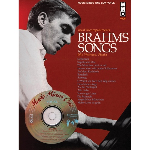 Brahms Songs Low Voice Book/CD (Softcover Book/CD)