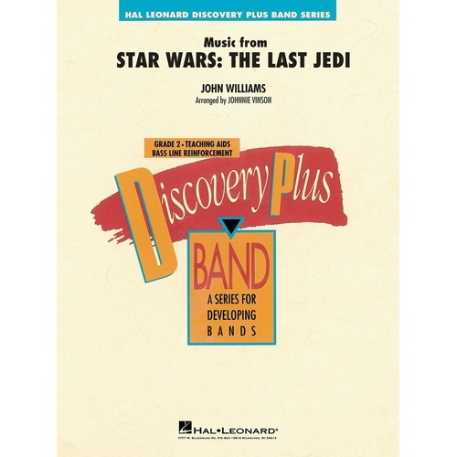 Music from Star Wars: The Last Jedi for Band - Hal Leonard Discovery Plus Concert Band