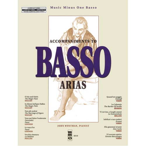 Accompaniments To Basso Arias Book/CD (Softcover Book/CD)