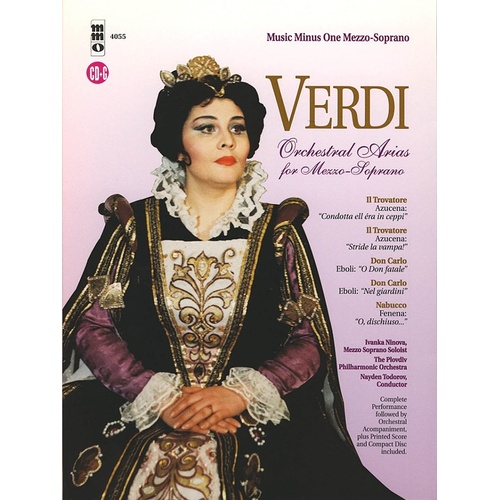 Verdi - Orchestral Arias For Mezzo Book/CD (Softcover Book/CD)