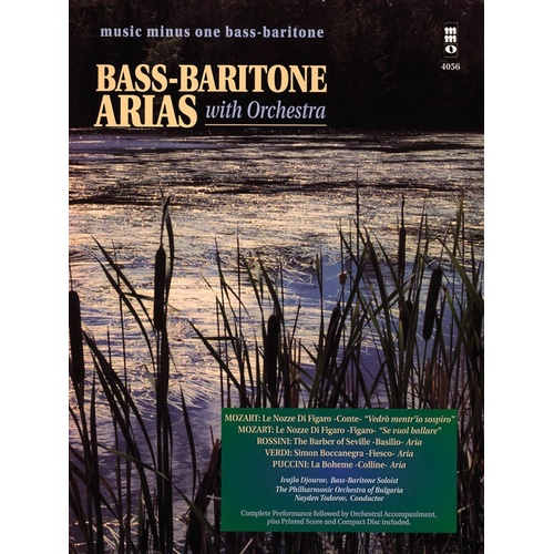 Bass-Baritone Arias With Orchestra Vol 1 Book/CD (Softcover Book/CD)