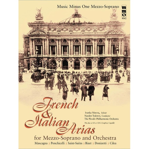 French and Italian Opera Arias Mezzo and Orch Book/CD (Softcover Book/CD)