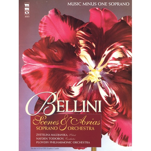 Bellini - Opera Scenes and Arias Soprano and Orch Book/CD (Softcover Book/CD)