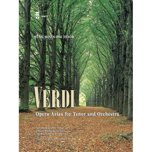 Verdi - Opera Arias Tenor and Orchestra Book/CD (Softcover Book/CD)